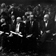 Les récipiendaires Gilles Vigneault, Marcelle Ferron, Michel Brunet, Gaston Miron, Maurice Blackburn et Pierre Dansereau lors de la cérémonie officielle de remise des Prix du Québec 1983