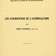 <strong>Page frontispice dune publication de Pierre Dansereau intitule <i>Les conditions de lacriculture</i></strong>