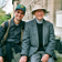 Pierre Dansereau et Manuel Barbeau-Lavalette, assitant  la camra, au jardin du Luxembourg  Paris lors du tounage du film Quelques raisons d'esprer