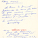 Lettre de voeux offerte  Pierre Dansereau par Georges-tienne Cartier, ancien membre des Jeune-Canada